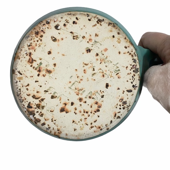 Studio Pottery Coffee Mug Blue Green Glazing - Picture 5 of 5